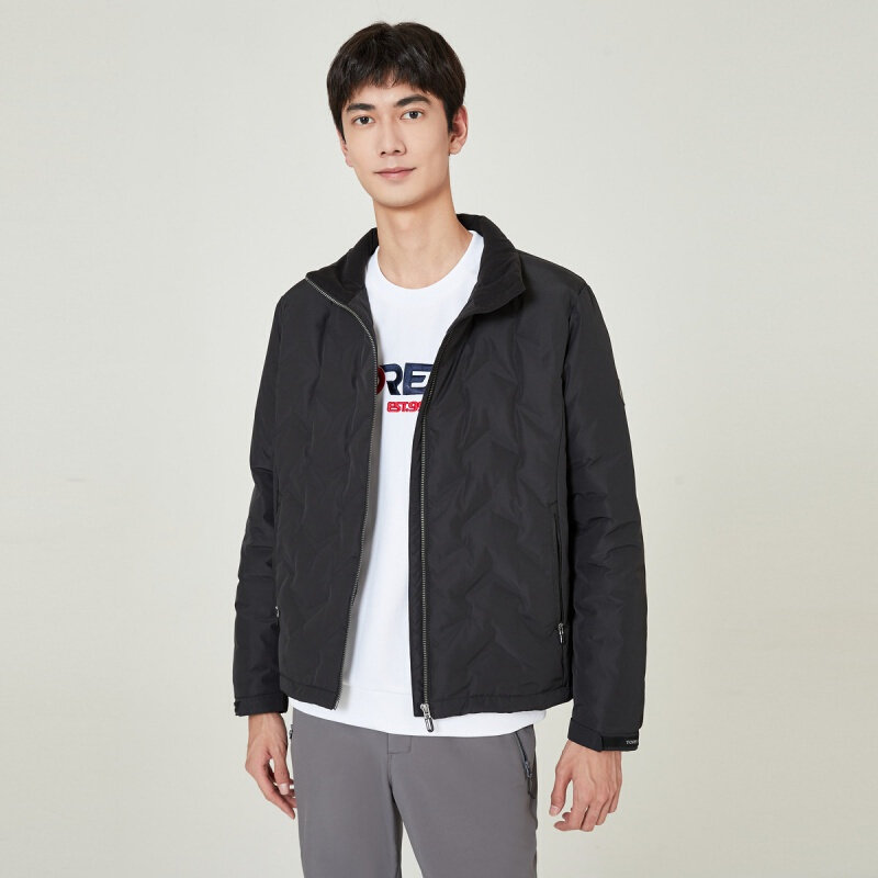 Pathfinder Feather Down Men 21 autumn and winter outdoor fashion wind and silver ion lock temperature warm coat TADJ91820