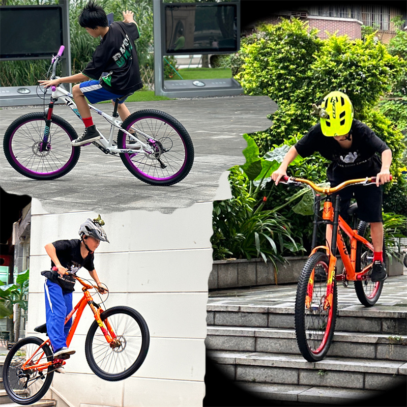 Mountain Bike with Suspension, Variable Speed, 26inch Hardtail, Oil Disc Brakes, Street-Style Aluminum Alloy Student Bicycle