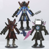 Новый продукт высотой 17 см, Титан-телевизор, человек с мечом и золотыми самурайскими часами, человек, аудио-человеческая фигурка, игрушка