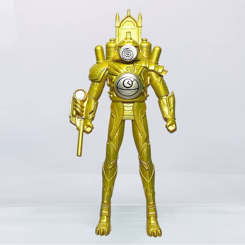 Золотые часы, игрушка, фигурка, монитор, электродрель