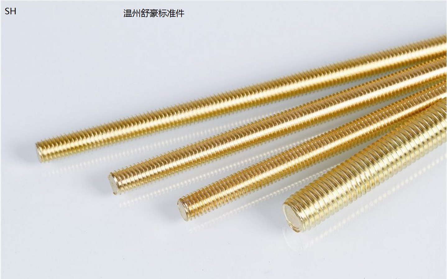 Copper screw Copper thread strip Copper full tooth screw screw M2M2 5M3M4M5M6M8M10M12M14M16M20