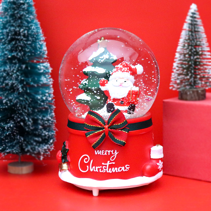 Christmas gift crystal ball music box snowflake send girls boys children classmates girlfriend creative gift box gifts