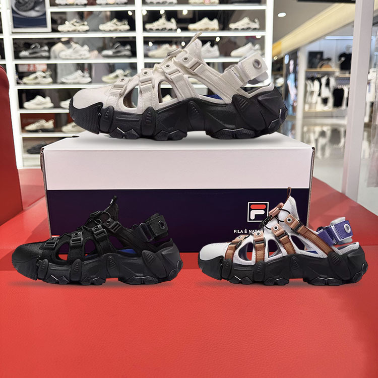 Fila Fusion Mountain Sandals Outdoor Mesh Clogs Men's Breathable Hiking Shoes Women's Shoes