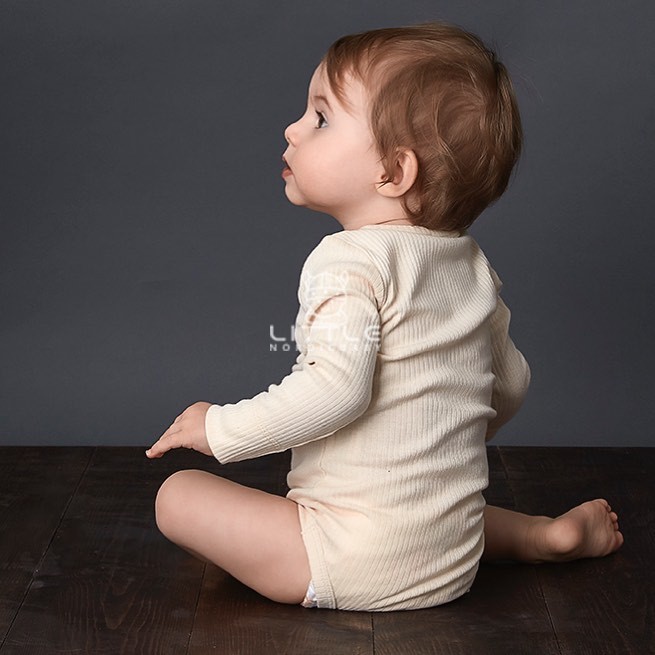 Little Home stock Denmark MarMar Baby basic color Long sleeve T-shirt bag fart coat Inner pants Modal