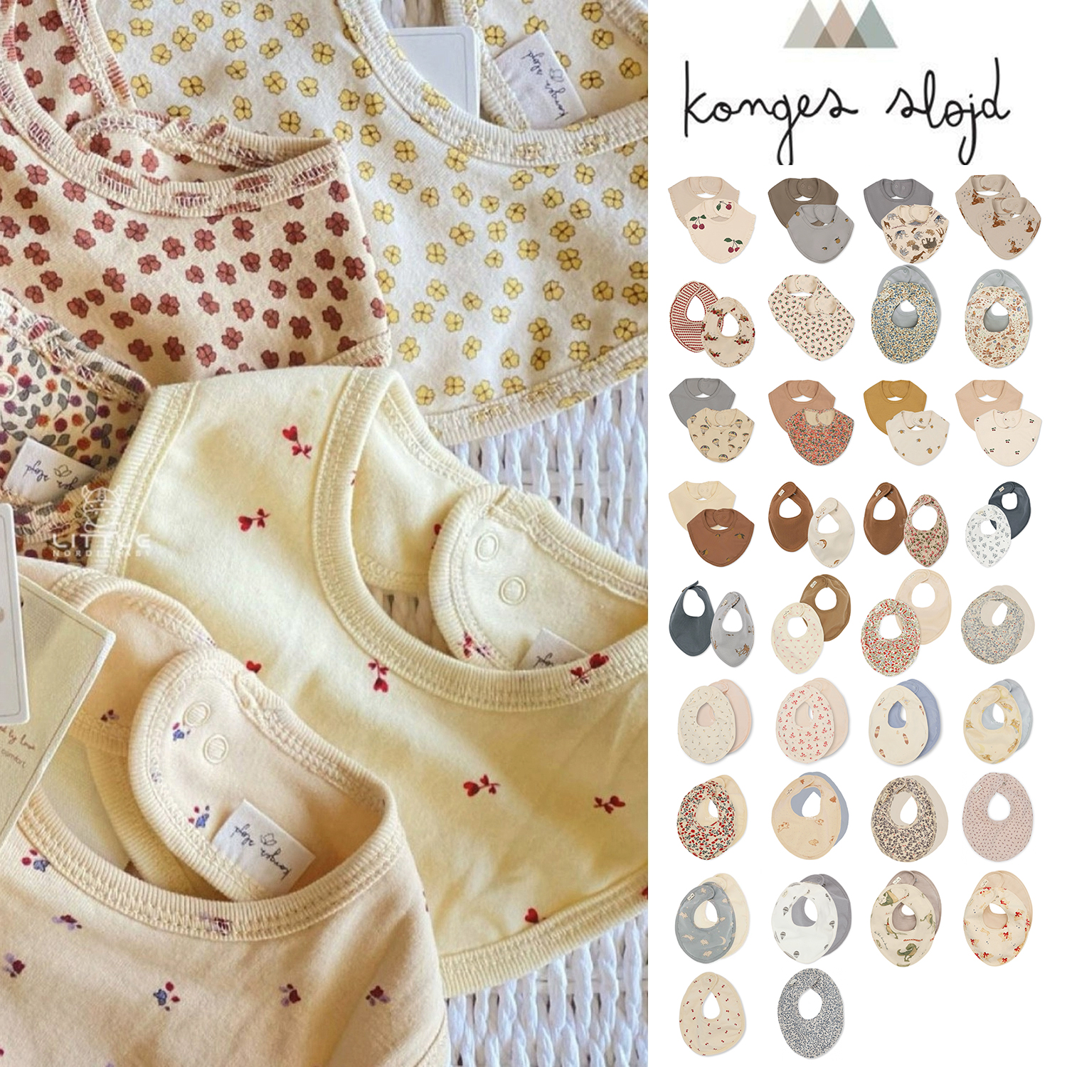 95ZLittle Home Denmark Konges Slojd Baby Organic Cotton Cotton Towel Cherry-Taobao