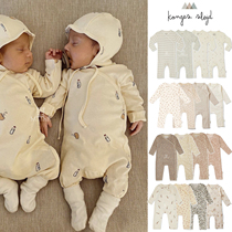 Little Home spot Danish Konges Slojd newborn infant long sleeve jumpsuit