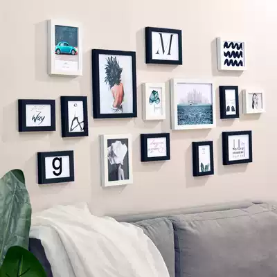 15 boxes creative European-style modern living room combination bedroom bed head living room wall creative background photo wall