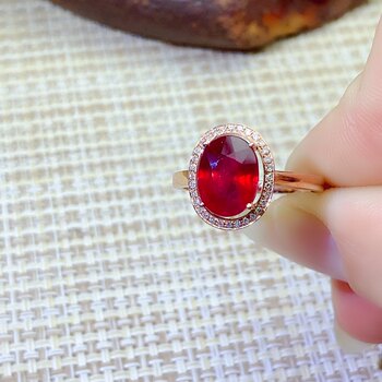 18k white gold replaceable inlaid ring holder