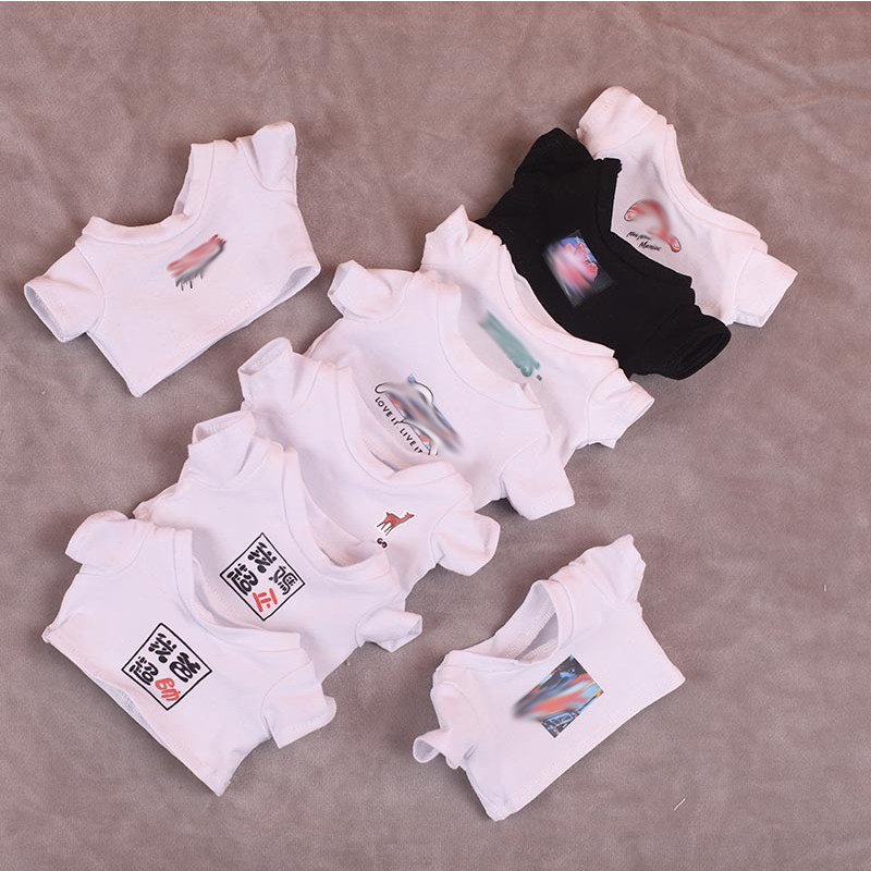 20CM CLOTHES SPOT T-SHIRT SHORT SLEEVE BLOUSES 20 cm COTTON DOLL CLOTHES 100 HITCH REPLACEMENT FOR STARS THE SAME PARAGRAPH