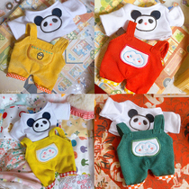 Eva clothes 20CM spot suit back with pants short sleeve T-shirt cute 20 cm cotton doll replacement with no property