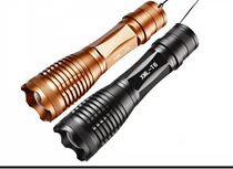 Wolfs eye LED telescopic zoom strong light T6 flashlight rechargeable 18650 long-range king outdoor travel seeker