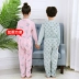 Bé trai và bé gái mặc đồ ngủ liền tay cotton dài tay cho trẻ em Dịch vụ tại nhà bé trai và bé gái kết hợp mùa xuân và mùa thu bodysuit cho bé sơ sinh Áo liền quần