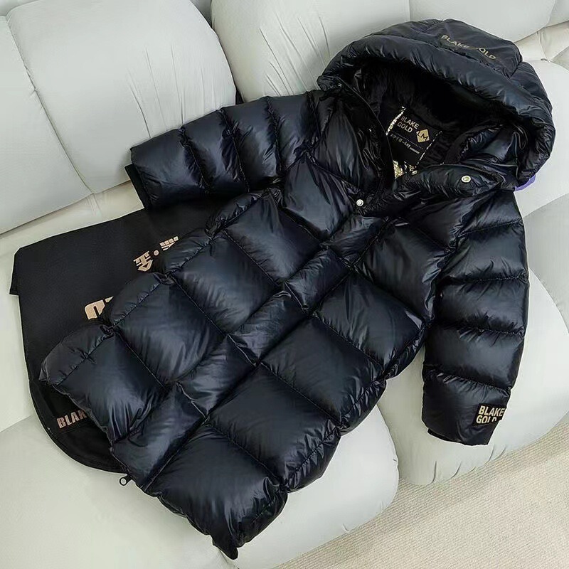 2025 New Model Children's Black and Gold Mid-Length down Jacket for Boys and Girls, Thickened Cold-Proof Clothing, Over-The-Knee for Boys and Girls 2025 New Model Children's Black and Gold Mid-Length down Jacket for Boys and Girls, Thickened Cold-Proof Clothing, Over-The-Knee for Boys and Girls