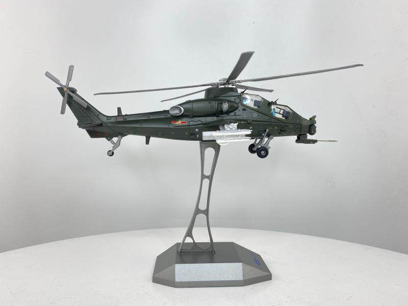 Alloy Wu Straight ten Helicopter Emulation Straight 10 Aircraft Z10 Model Collection Finished Products Pendulum Gift 1:48