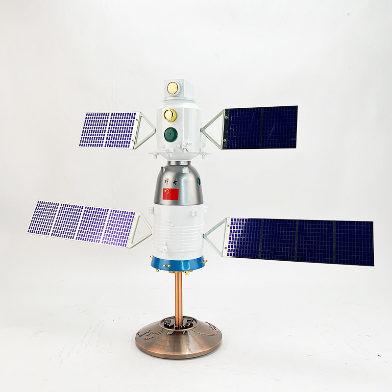 1:40 Shenzhou 5 Number 7 Alloy Space Shuttle Model God 6 Emulation Pendulum to Collect Gift Finished Products Display-Taobao