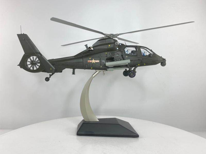 49 cm Armed Straight 19 Alloy Helicopter Model Z-19 Straight nineteen Collection Pendulum Gift 1:28