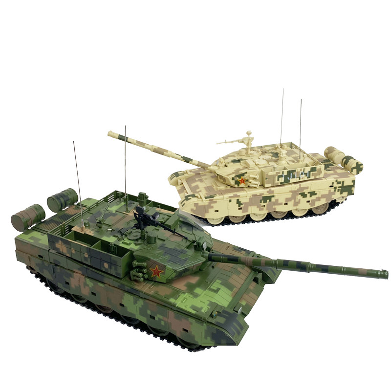 China alloy 99A style main battle tank simulation finished product 99a tank model pendulum piece collection memorabilia 1:30
