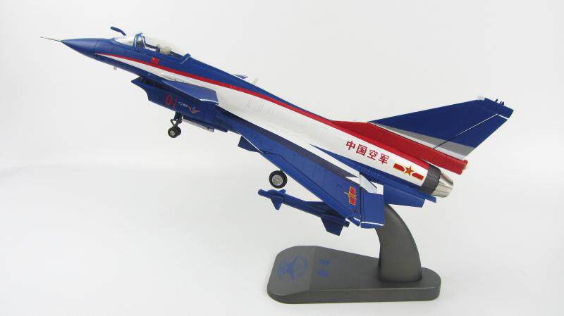 J 10 fighter jet single seat eight one performance team J10 aircraft military model finished parts collection gave gift delivery 1:48