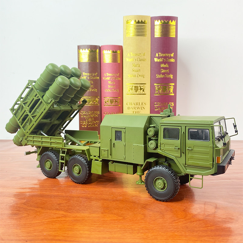 1:30 Land-based Hongqi 16A air defense missile launch vehicle alloy model HQ-16 medium-range air defense missile finished product