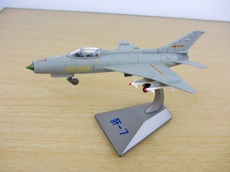 Chinese J 7G aircraft model J 7 fighter alloy finished simulation parts Favorite gift delivery 1:100