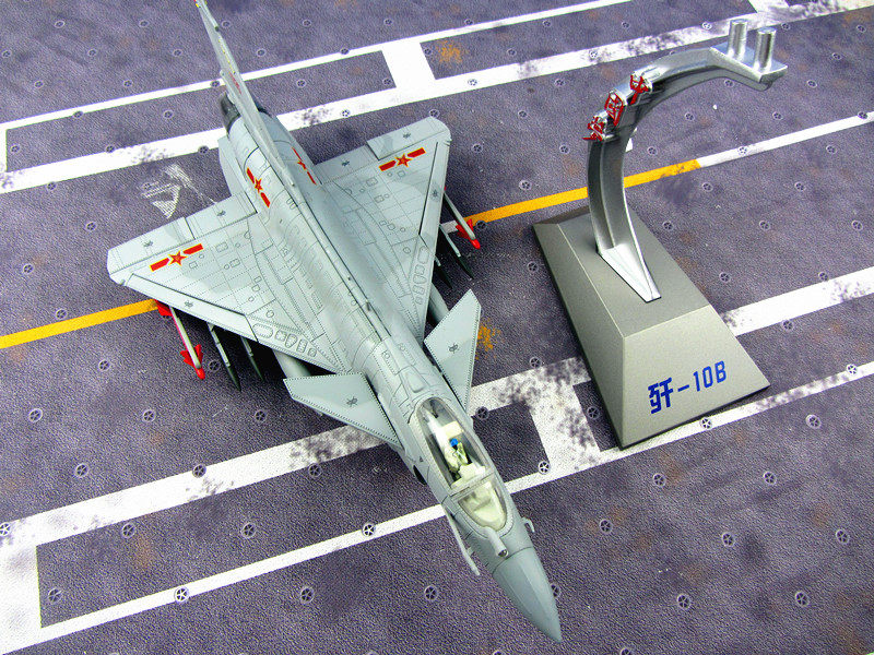 China J-10A J-10B fighter model J10J-10B alloy simulation aircraft finished ornaments collection 1:48
