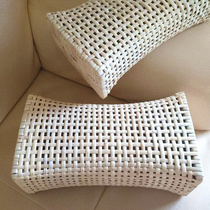 Real natural rattan Pillow summer cool pillow Indonesian pure handmade rattan hollow cool pillow sweat Steamed pillow sauna pillow cervical pillow