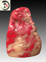 Bahrain chicken blood stone 80s reflux old material Bahrain frozen chicken blood ornaments Fuhuang collection Processing custom