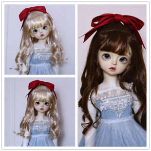 [New product] Big Bow half a ponytail BLYTHE/3 points 4 points 6 minutes BJD wig