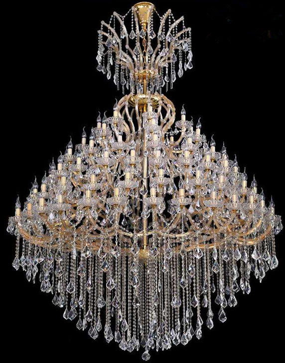 European Crystal Chandler Lightroom LED Luxury Large Duplex Building Villa Lighting Club Engineering Lights