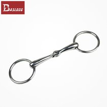 Harness mouth armature Horse chew Stainless steel mouth armature Large ring arc mouth armature BCL327319