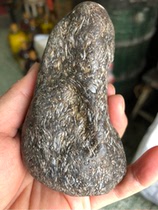 Heilongjiang natural silk grass flower jade cypress jade raw stone carving material ornaments 323 grams