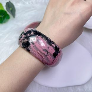 Extraordinary Jewelry (Payment Link) Pure Natural Original Rose Rose Peach Blossom Jade Bracelet (pay me)