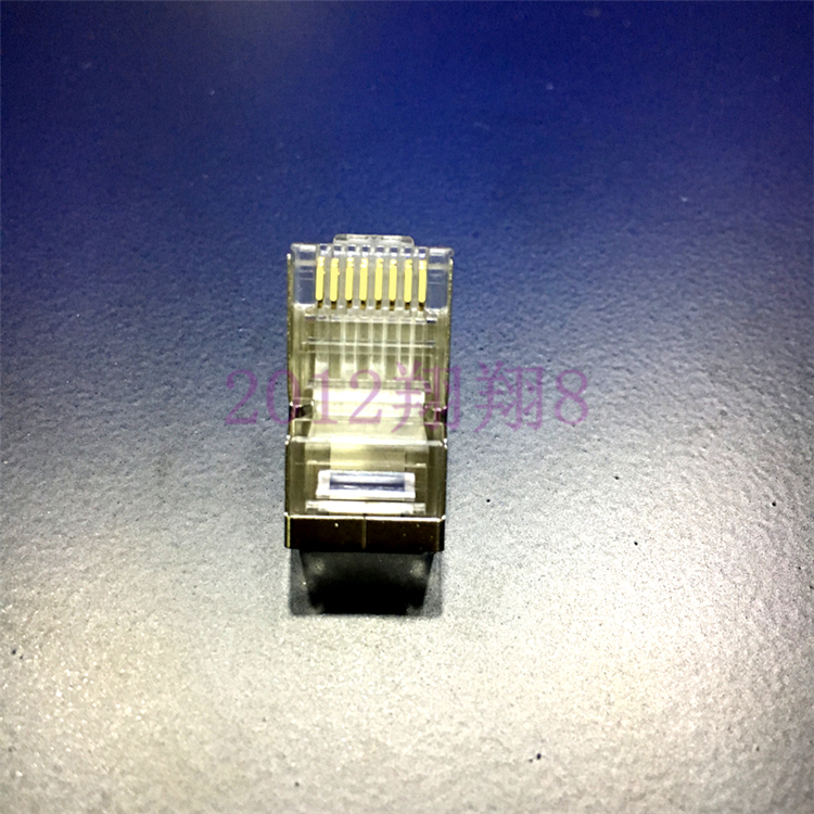 Original six-type shielded gigabit crystal head RJ45 shielded crystal head Puyue 6-type shielded crystal head