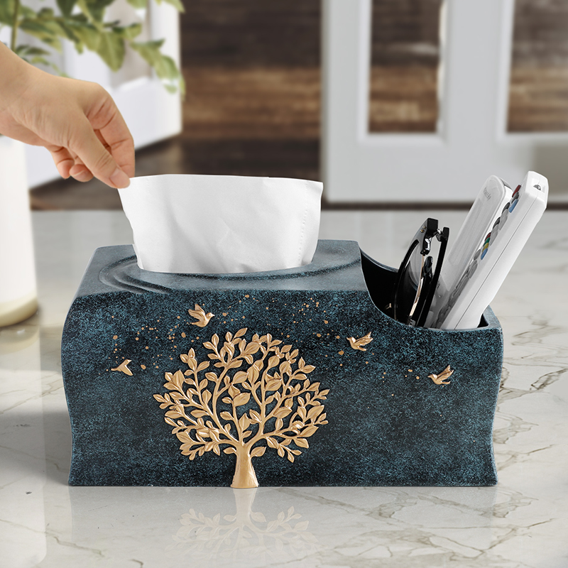 Multifunction Desktop Tissue Box Creativity Home Cute Napkin Box Toilet Paper Box Toilet Paper Box Toilet Paper Box Remote Control Containing Box