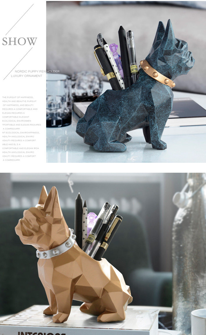 Nordic geometric puppy pen holder