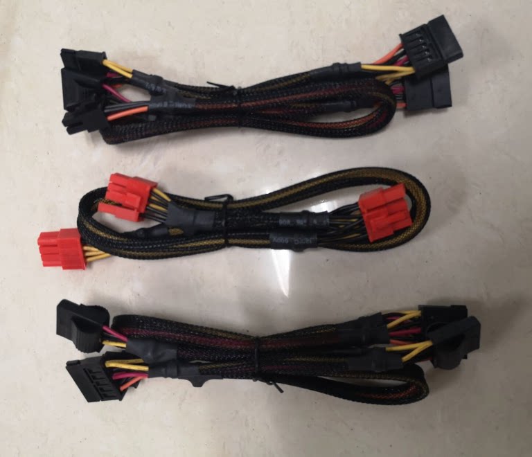 Original Hangjia module line MVP series 500600W module line hard disk power supply line power optical drive fan interface