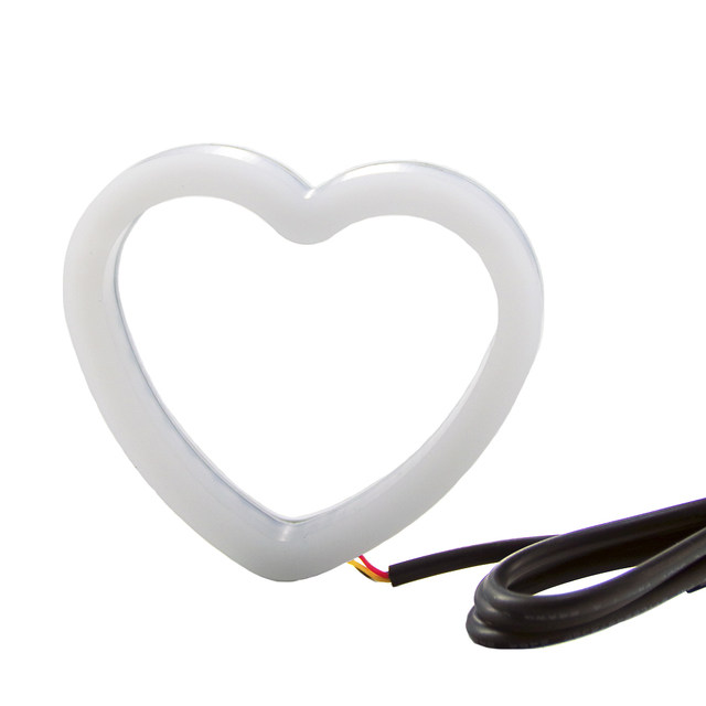 Circuit Demon Heart Halo RGB plus turn signal LED headlight