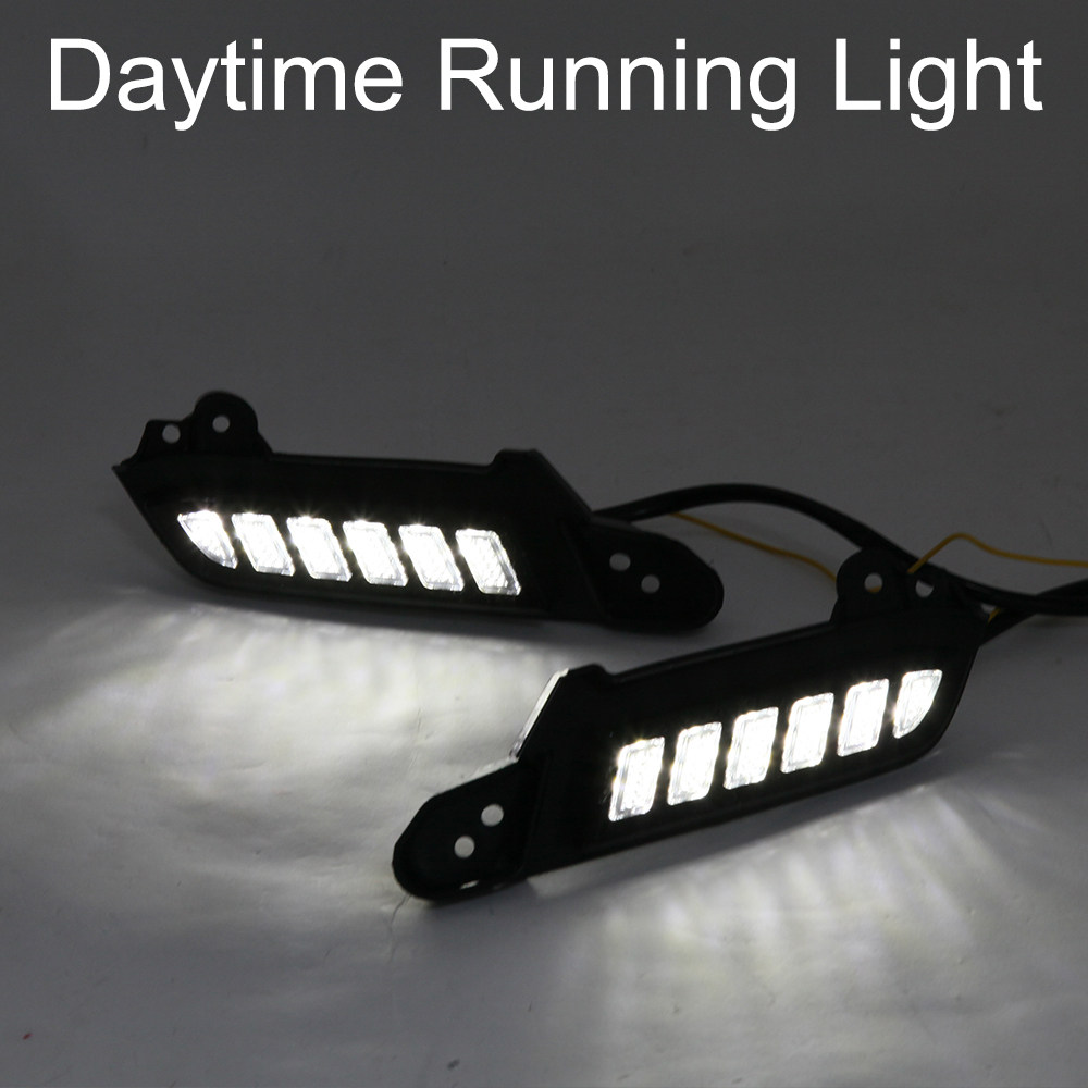 LED FRONT DAYTIME Running Lights Turn Signal Lamp Fog For Toyota 4Runner 2003-05