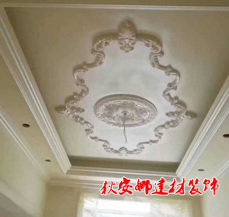 French plaster lines Romantic Tanabata hanging ceiling line ceiling Dining room Living room Carved wall modeling top decorative hanging ceiling