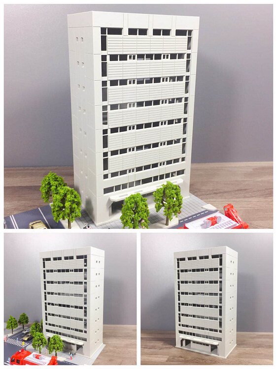 N Proportional 1150160 Construction Scenario Model Train Station Scene Vegan Color Model Plastic Assembly Model