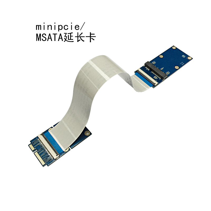 MSATA extension card minipcie extension cable protection card 52pin external flexible cord MSATA extension cable