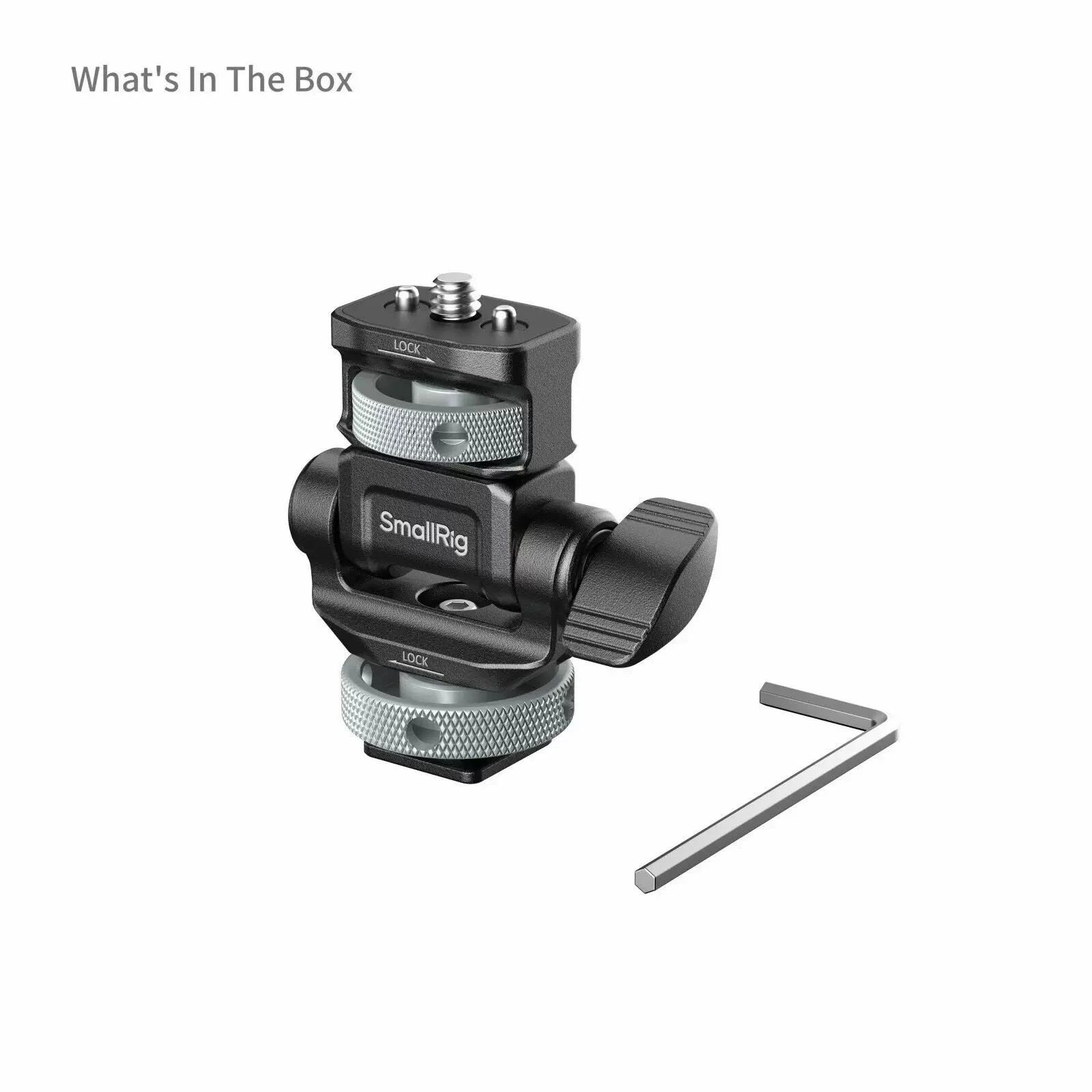 SmallRig 6313 Monitor Support for Horizontal & Vertical Shooting with Cold Shoe Mount 監視器支架 圖文描述 08