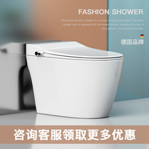 Germany Delangsteen household toilet pumping water-saving siphon type No pressure limit kick flushing toilet