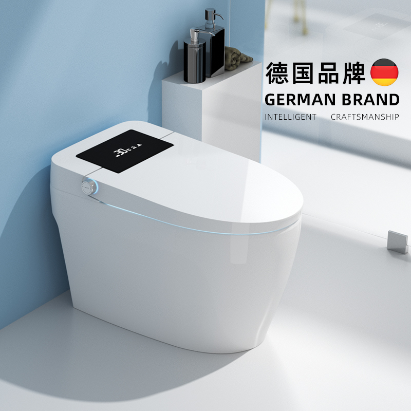 German smart toilet integrated fully automatic household waterless pressure limit flushing voice foam electric toilet 