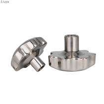 304 stainless steel handwheel nut plum flower handle nut polished round Star hand screw knob locking screw cap