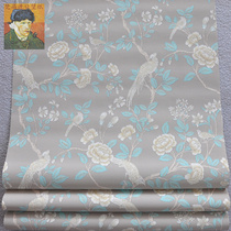 British Import Df Wall Paper Countryside Retro Fields Garden Flowers Birds Xuanguan Background Wall Spot Wall Paper Special Price