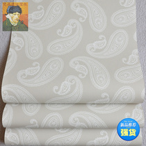 Swedish imported tail goods wallpaper European-style warm big flower living room bedroom full of high-end non-woven pearlescent silk wallpaper