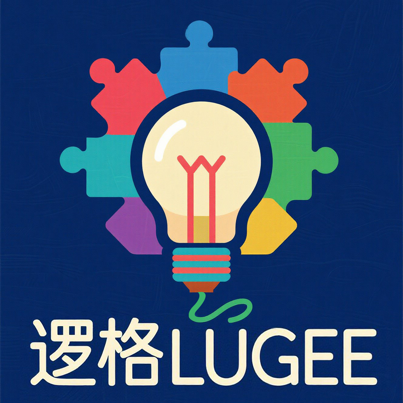 逻格LUGEE 益智玩具的LOGO