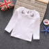 Trẻ em 2020 Long Sleeve Hitbottom chỉnh sửa mùa xuân dress Girl được chỉnh sửa thêu hoa búp bê cổ áo T-shirt 100 trẻ em. 