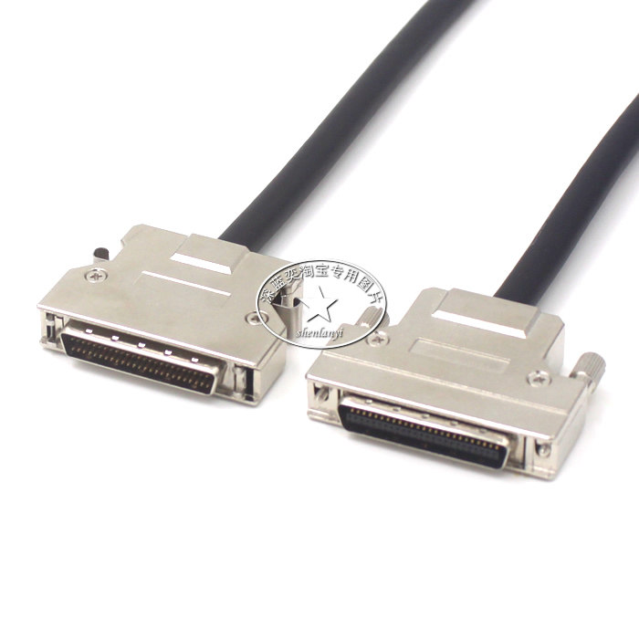 SCSI line CN50M to DB50M 1.5m Iron Shell SCSI CN Small 50 HDB50